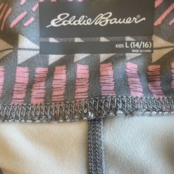 Eddie Bauer Girls Multicolor Activewear‎ Pull On Leggings Size Large - Picture 4 of 6